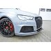 Накладка сплиттер на передний бампер вариант 3 на Audi RS3 8VA Sportback